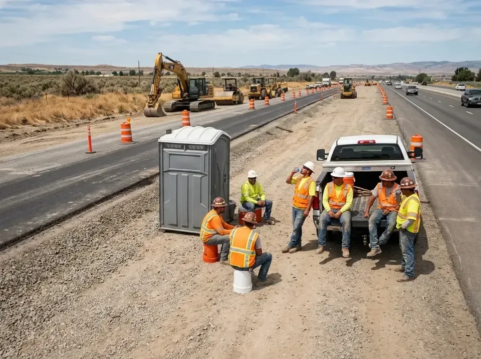 highway-road-construction-crew-007 — frequently asked questions, Porta Potty and Restroom Rentals in Lathrop, CA